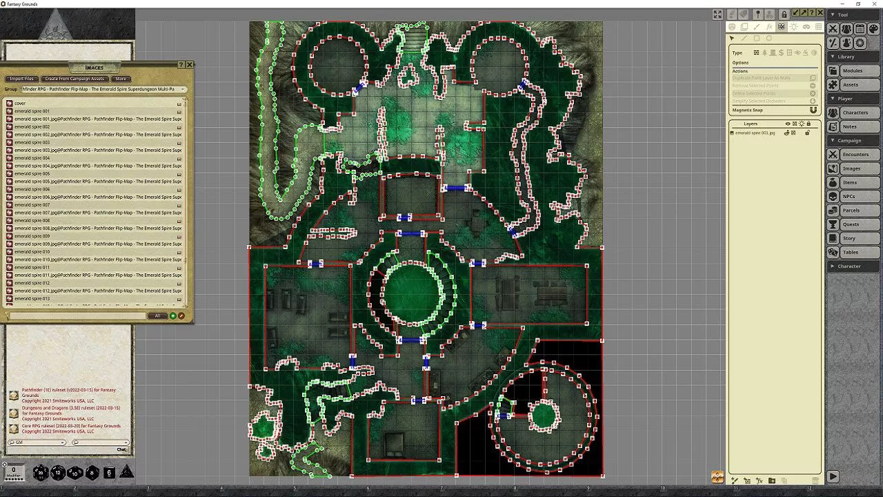 Pathfinder RPG Pathfinder Flip Mat The Emerald Spire Superdungeon